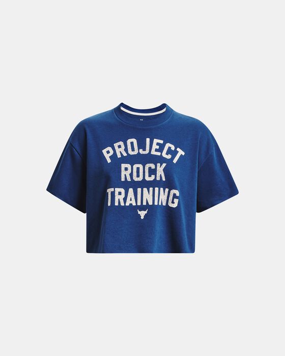 Women's Project Rock Rival Terry Short Sleeve image number 4