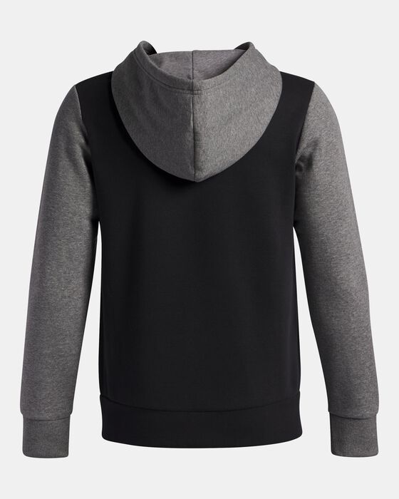 UA Rival Fleece Colorblock Graphic image number 1