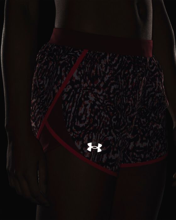 Women's UA Fly-By 2.0 Printed Shorts image number 3