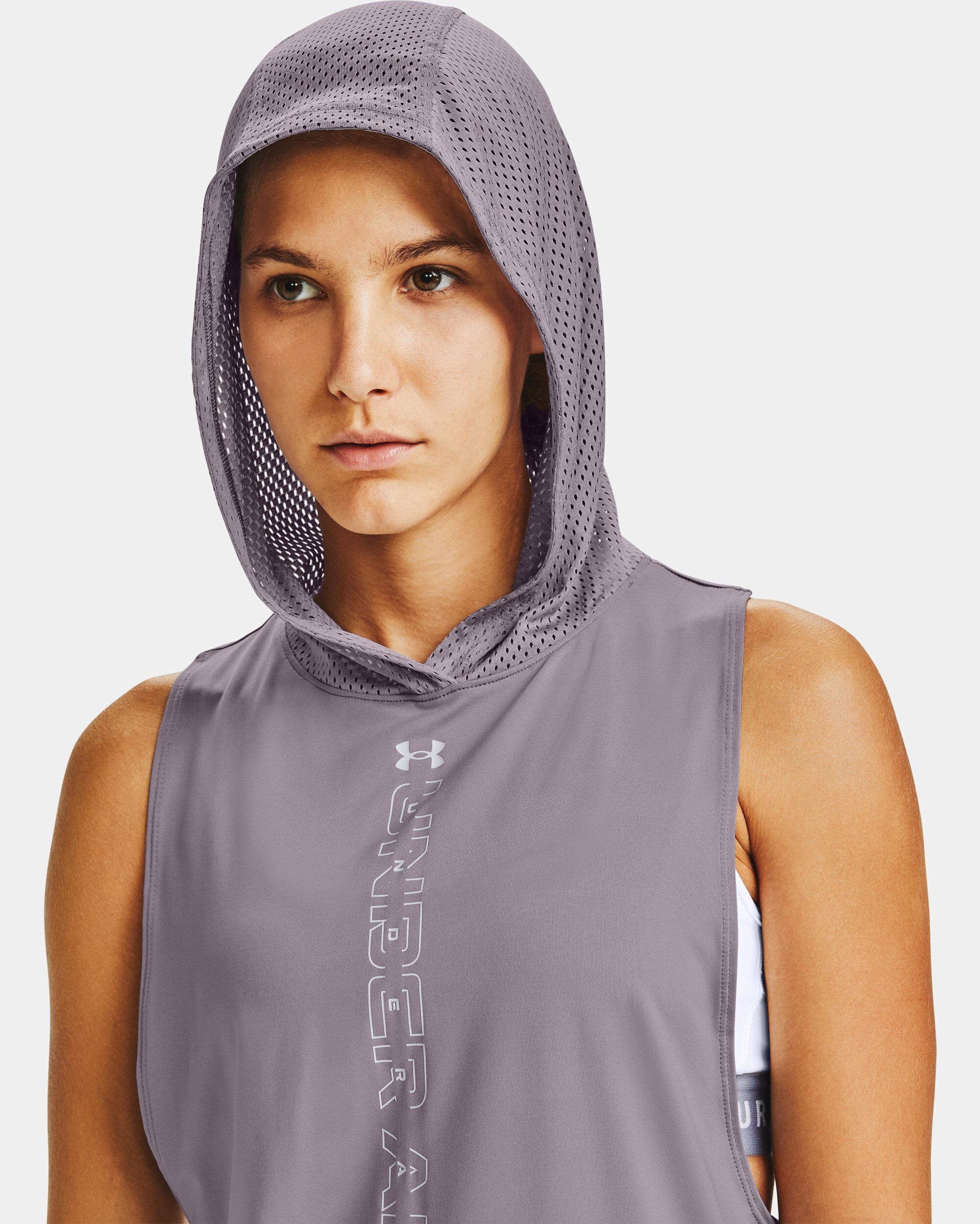 Under armour best sale hooded tank tops