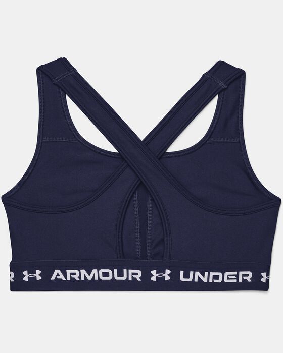 Women's Armour® Mid Crossback Sports Bra image number 9