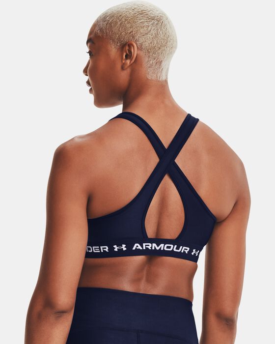 Women's Armour® Mid Crossback Sports Bra image number 5