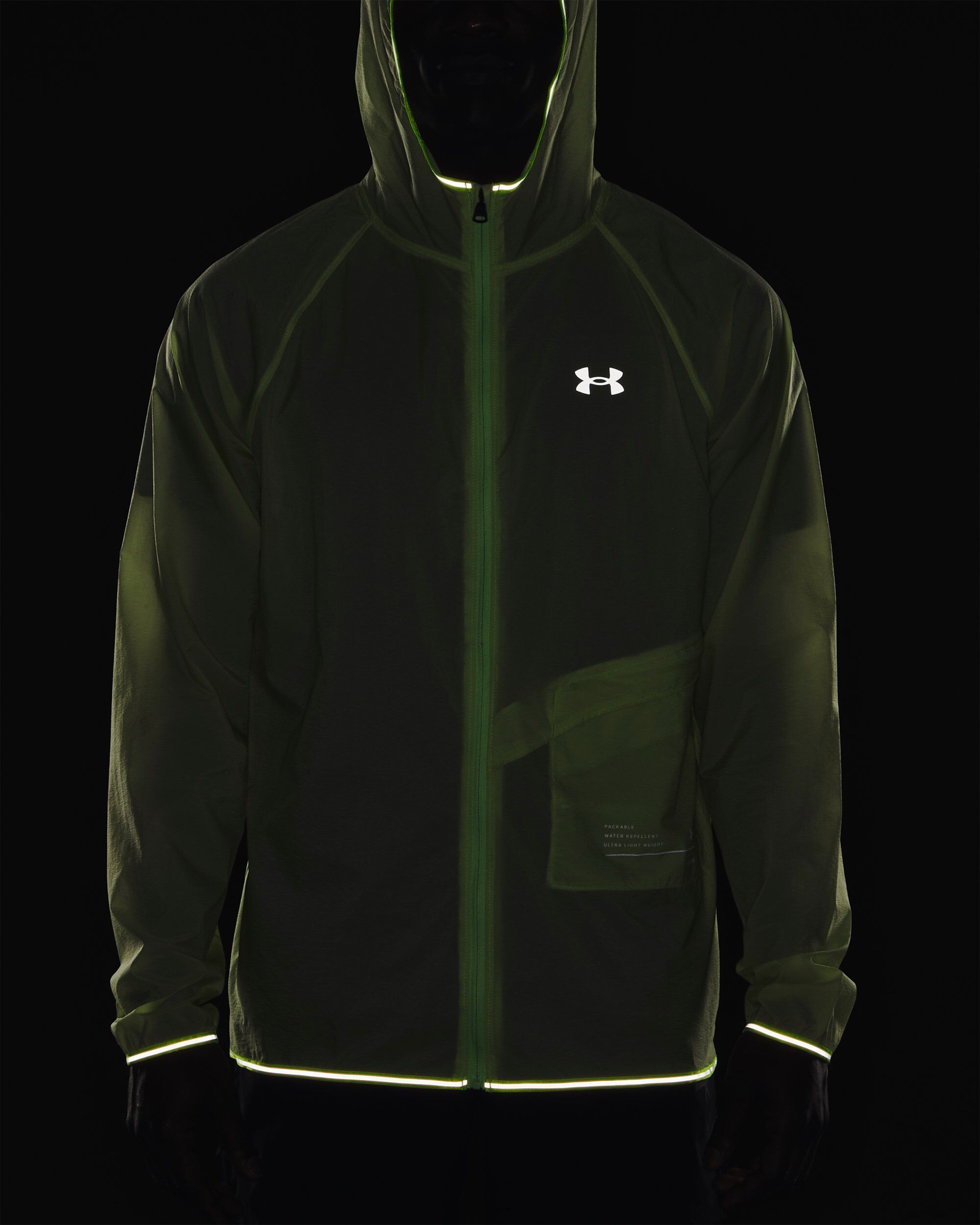 Buy Men s UA Qualifier Storm Packable Jacket Green in KSA Under Armour