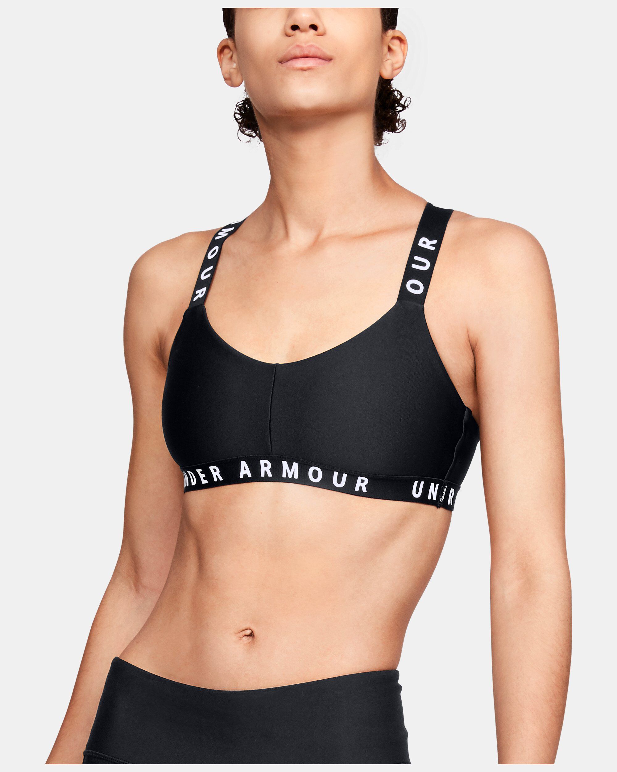 Women's ua wordmark strappy solid sportlette sales