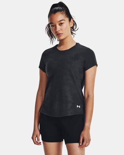 Women's UA Streaker Speed Camo Short Sleeve