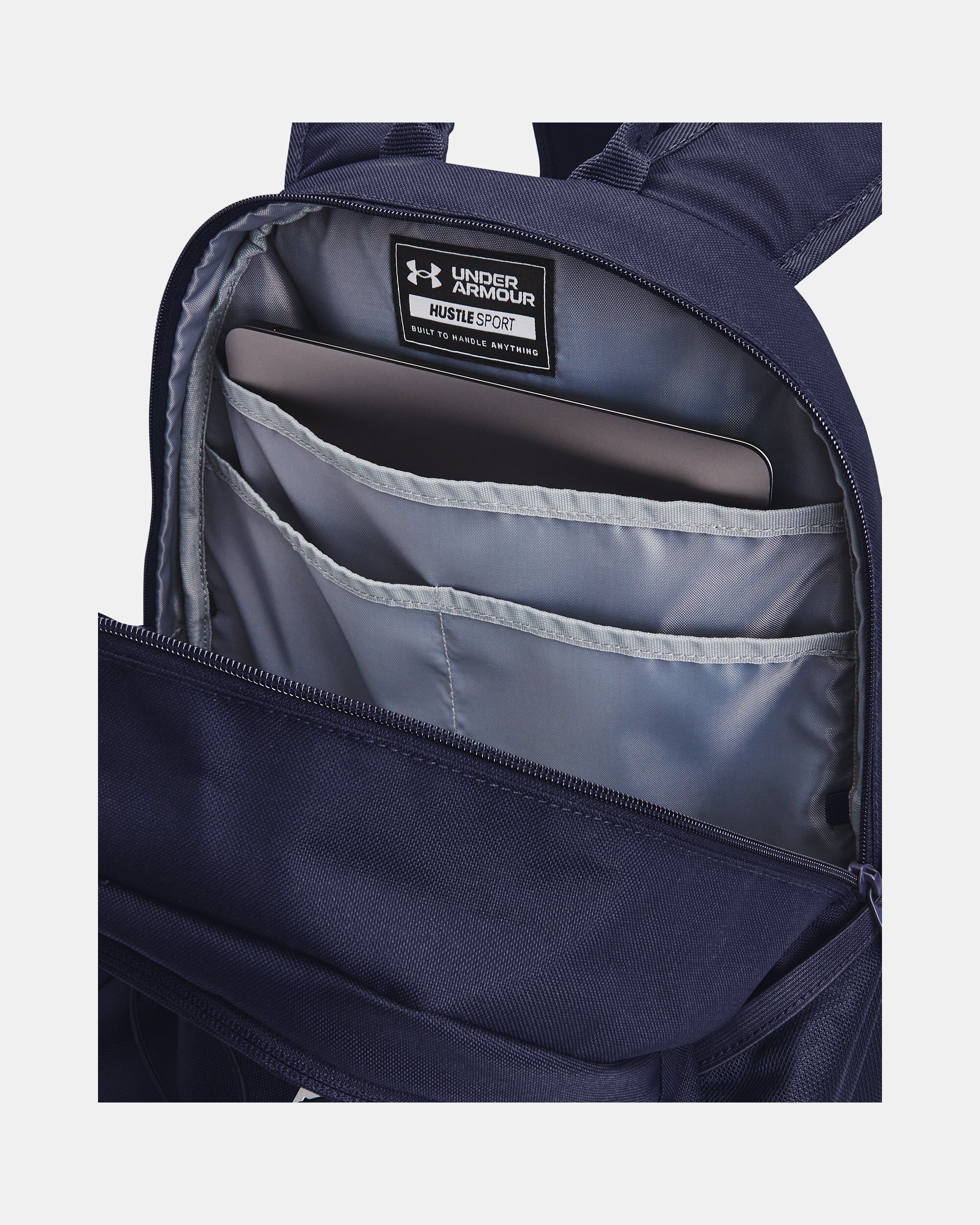 Under armour discount navy blue backpack