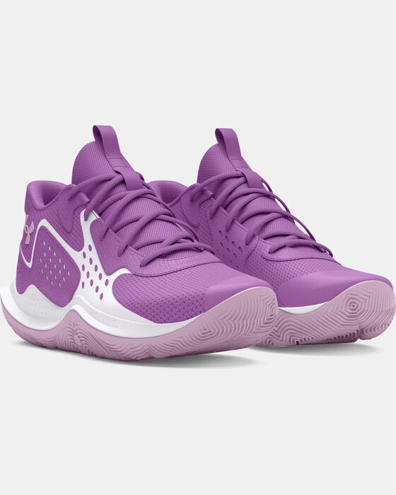 حذاء كرة السلة UA Jet '23 للأطفال في المدرسة الابتدائية image number 3