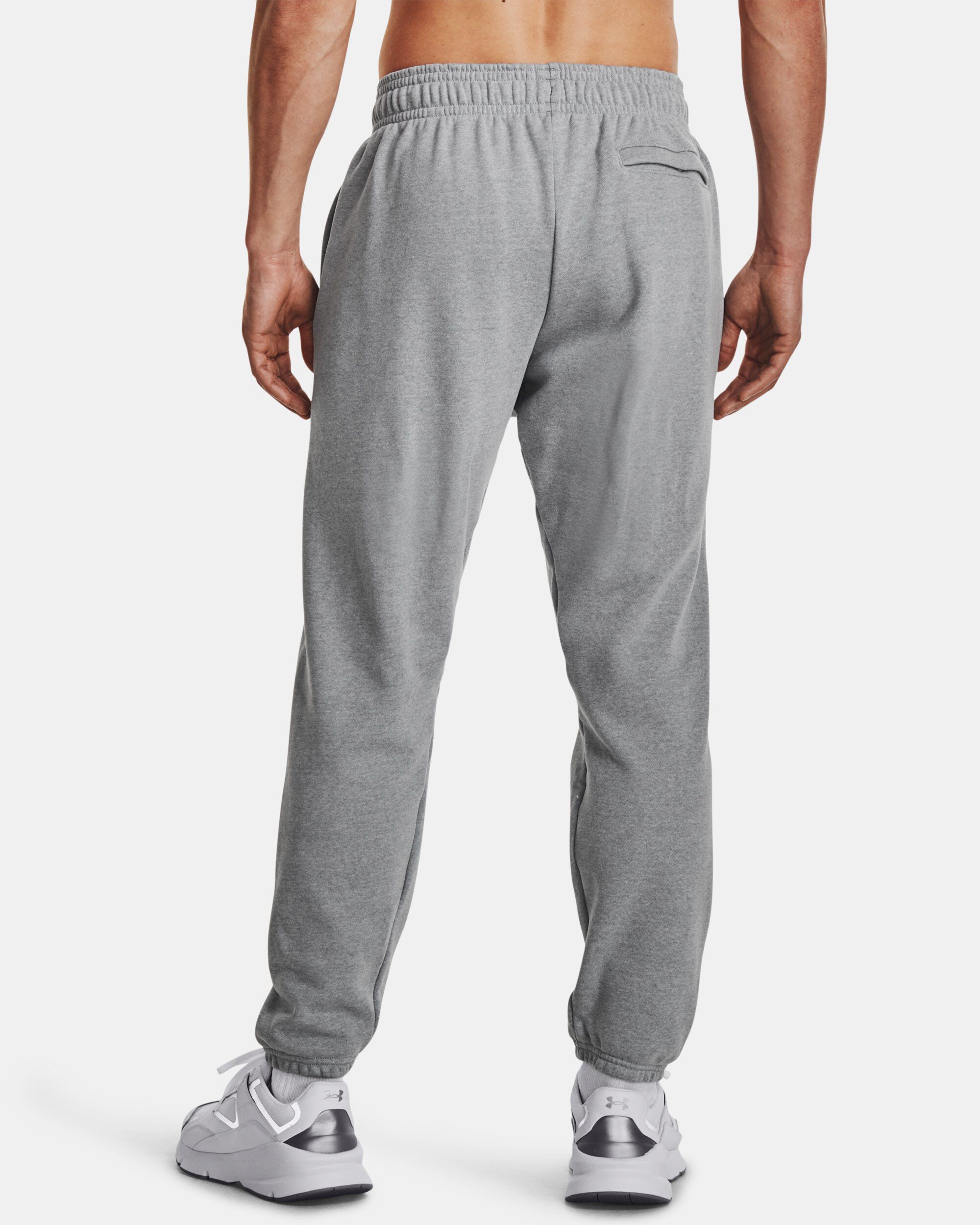 Buy Men s UA Heavyweight Terry Joggers Grey in KSA Under Armour