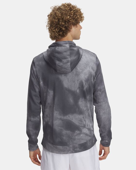 Men's UA Rival Terry Printed Full Zip image number 1