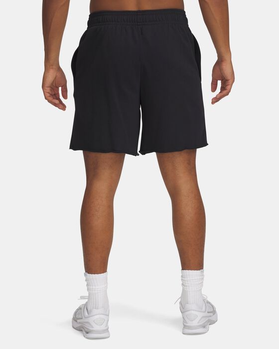 Men's UA Rival Terry Logo 8" Shorts image number 1