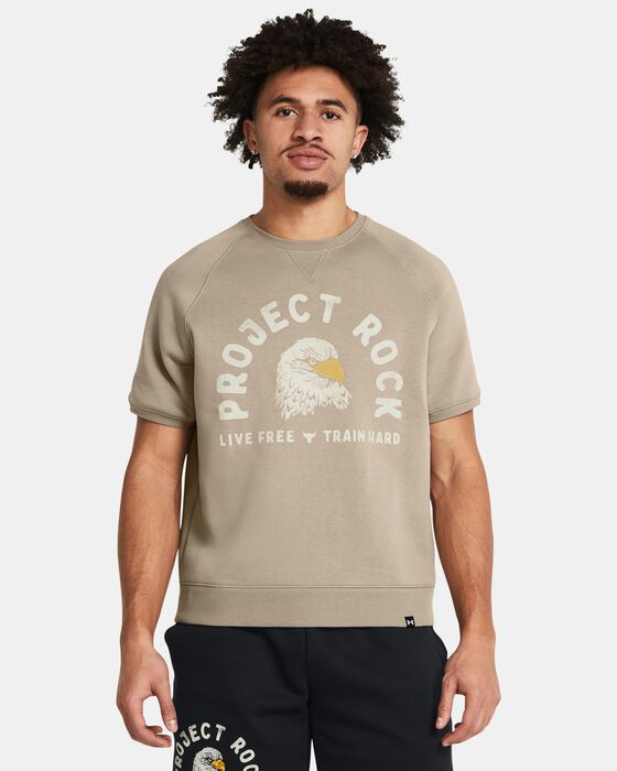 Men's Project Rock Eagle Graphic Short Sleeve Crew image number 0