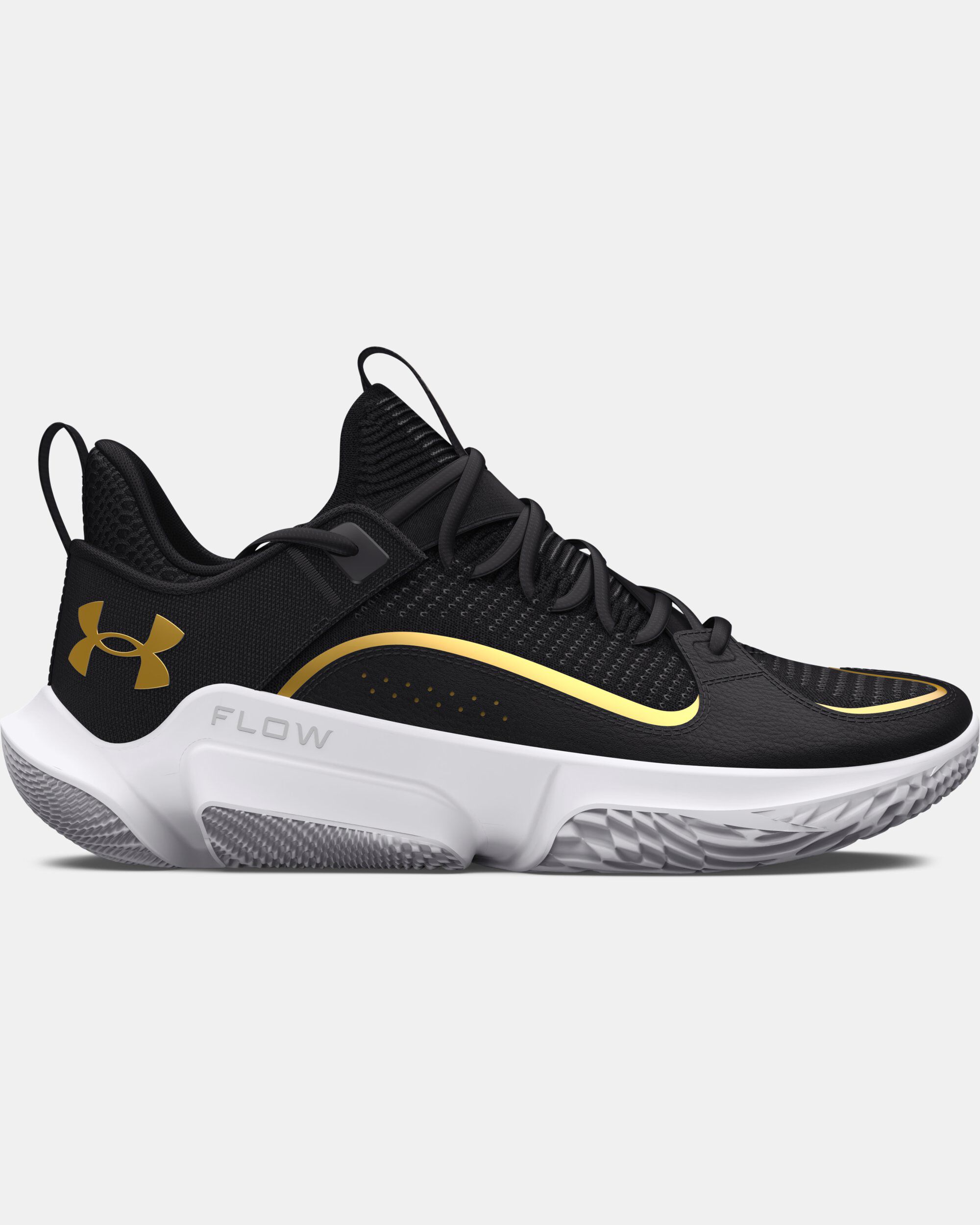 Under armour clearance shoes black gold