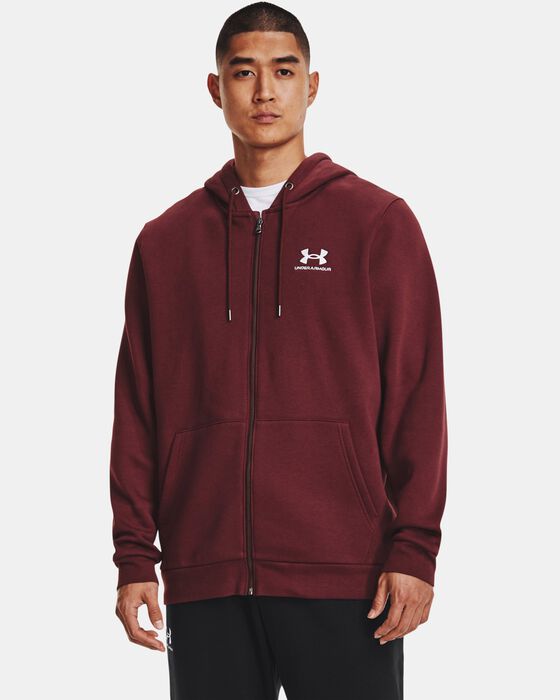 Men's UA Essential Fleece Full-Zip Hoodie image number 0