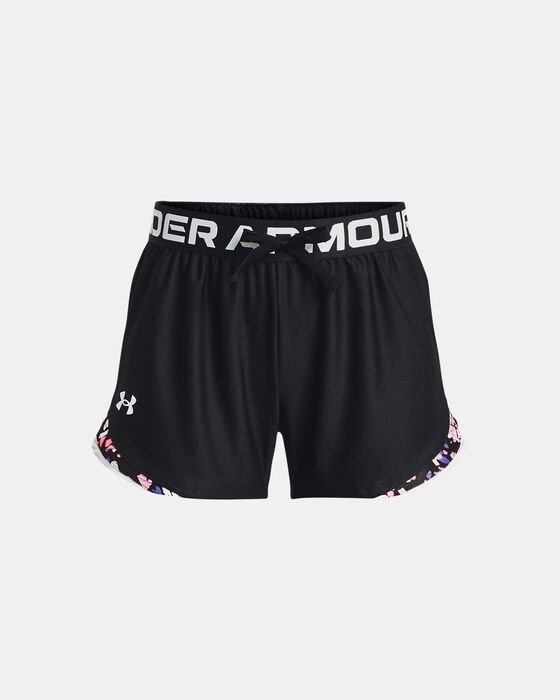 Girls' UA Play Up Tri-Color Shorts image number 0