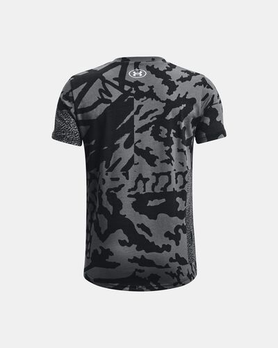 Boys' UA Basketball Big Logo Printed Short Sleeve