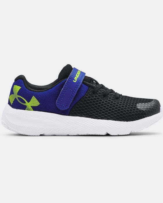 Boys' Pre-School UA Pursuit 2 AC Big Logo Running Shoes image number 0