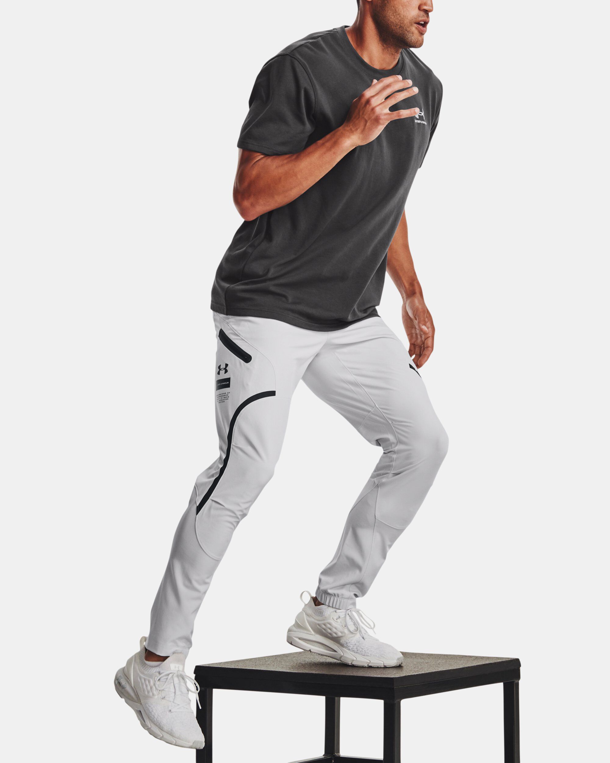 Under Armour Men s UA Unstoppable Cargo Pants Grey in KSA