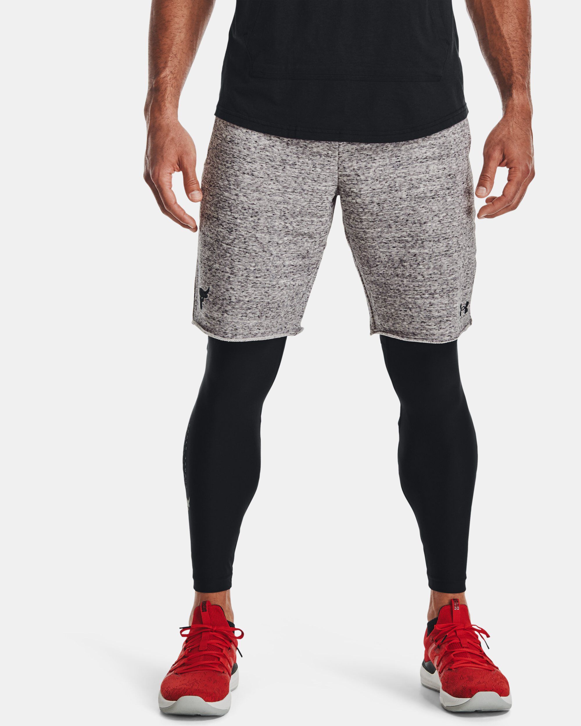 Under armour men's terry fleece shorts discount