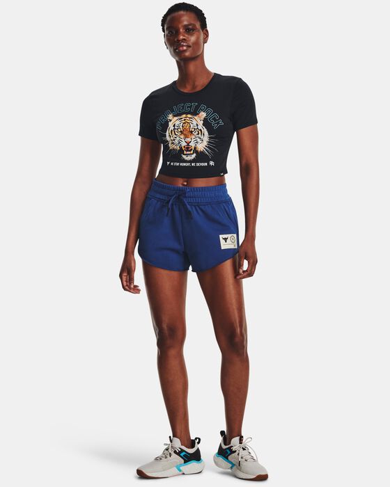 Women's Project Rock Stay Hungry Crop Short Sleeve image number 2