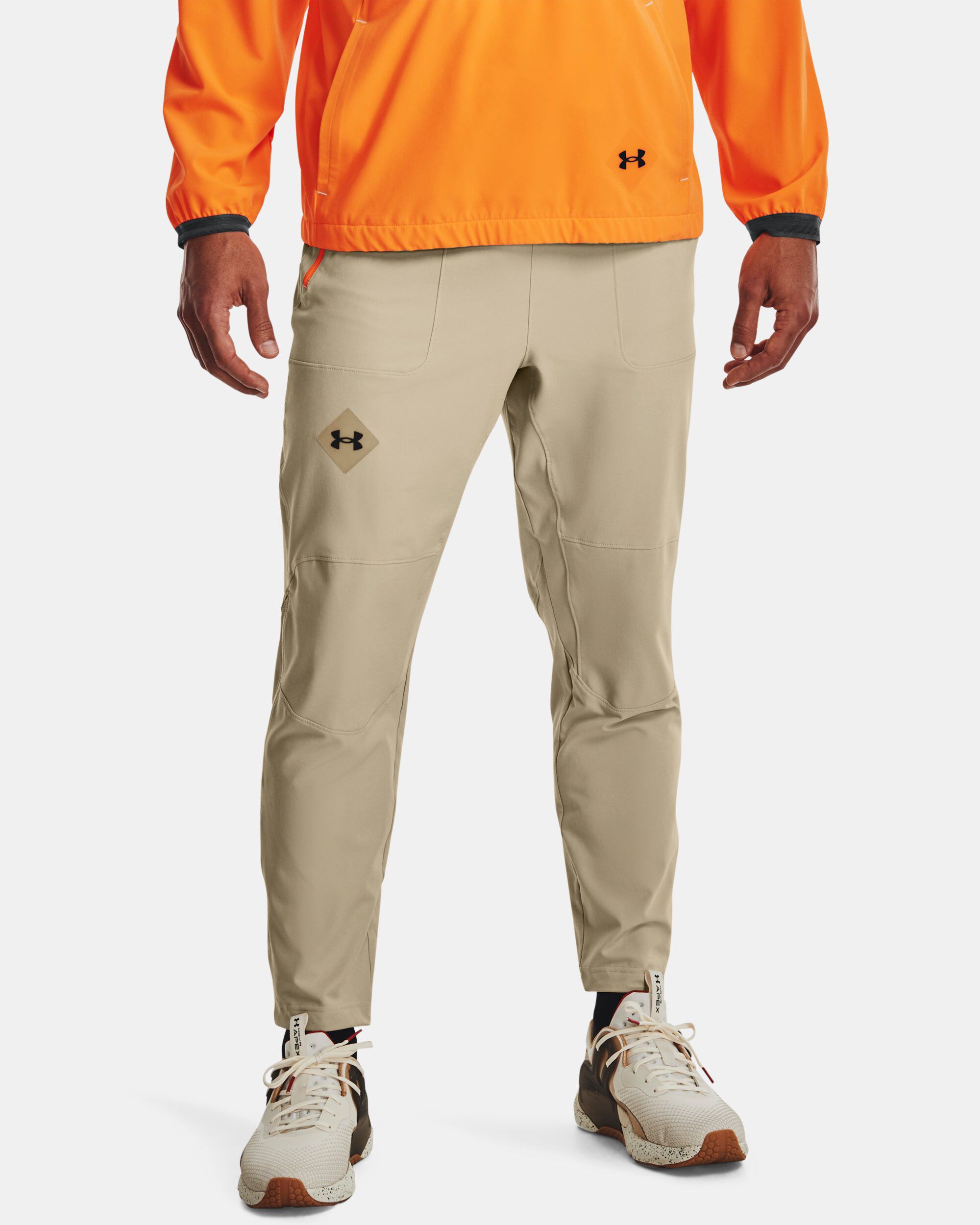 Under armour storm khaki pants on sale