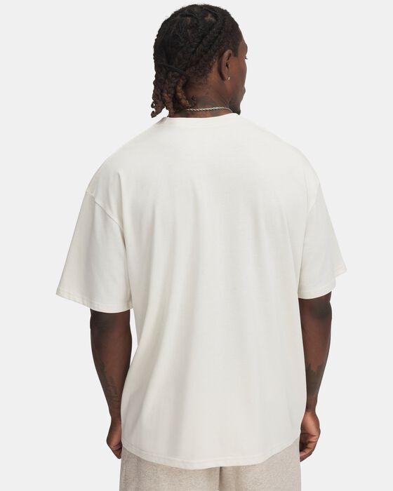 تيشيرت UA هيفي ويت فارسيتي واسع بأكمام قصيرة للرجال image number 1