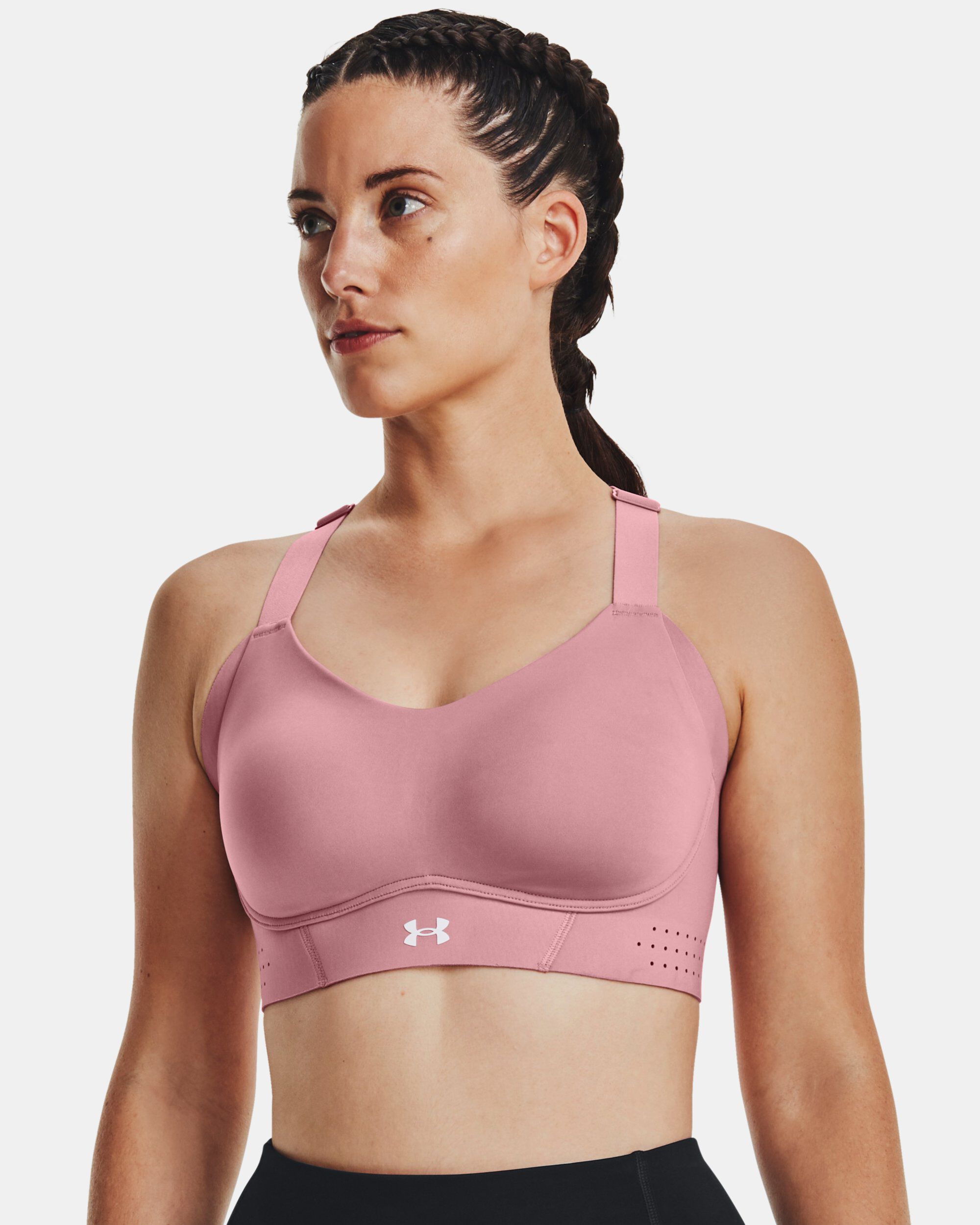 Under Armour Women s UA Uplift High Sports Bra Pink in KSA