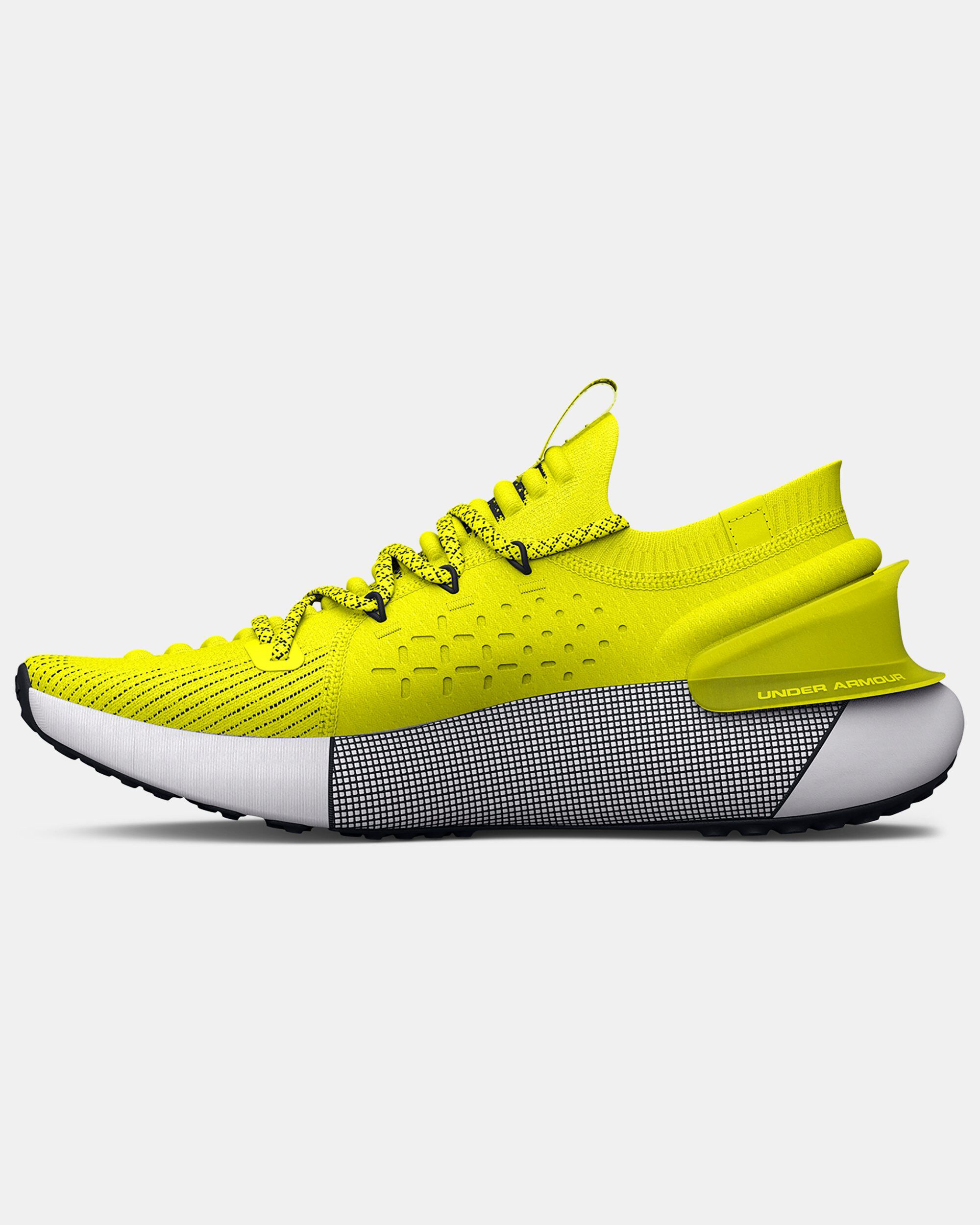 Under armour on sale hovr phantom yellow