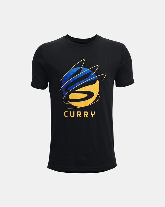 Boys' Curry Logo Short Sleeve image number 0