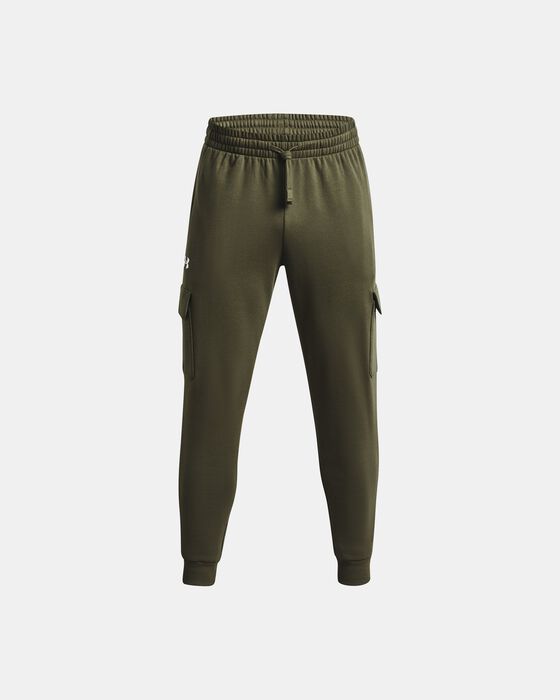 Men's UA Rival Fleece Cargo Joggers image number 0