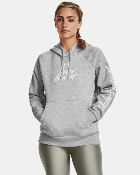 Women's UA Rival Fleece Graphic Hoodie image number 0