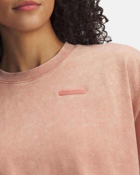 تيشيرت UA هيفي ويت ووش بأكمام قصيرة للنساء image number 2