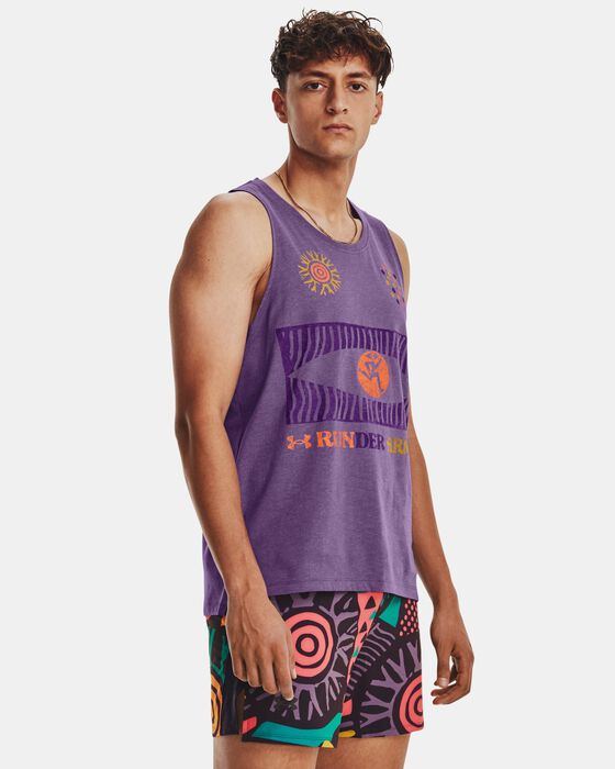 Men's UA We Run In Peace Singlet image number 0