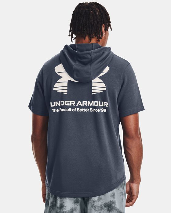 Under Armour Men's UA Rival Terry Short Sleeve Hoodie 