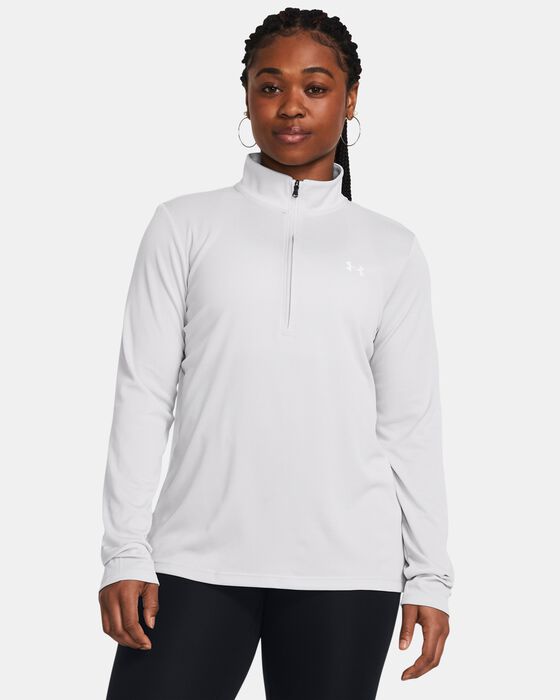 Women's UA Tech™ Textured ™½ Zip image number 0