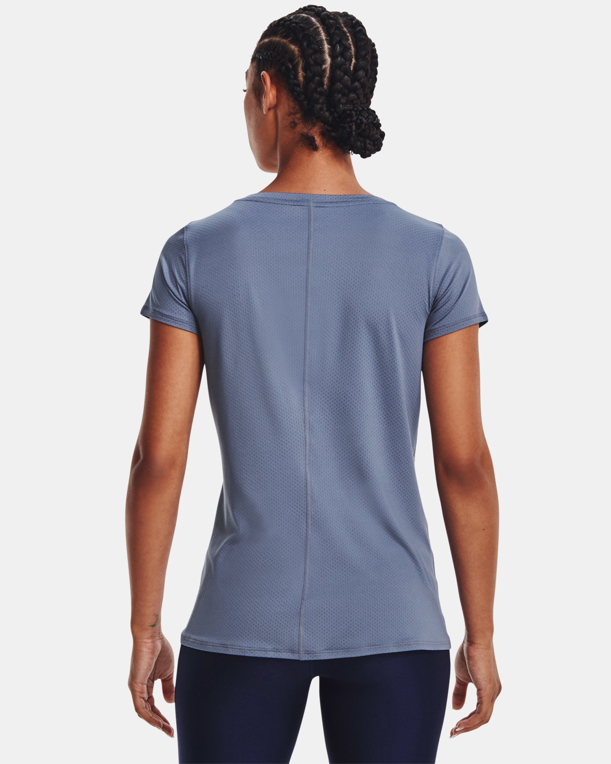 Under Armour Women s HeatGear Armour Short Sleeve Purple in KSA