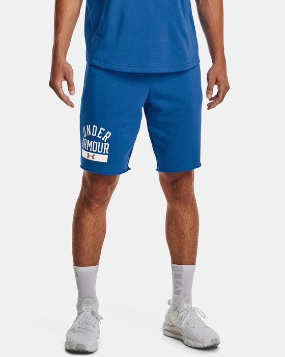 Men's UA Rival Terry Colorblock Shorts image number 0