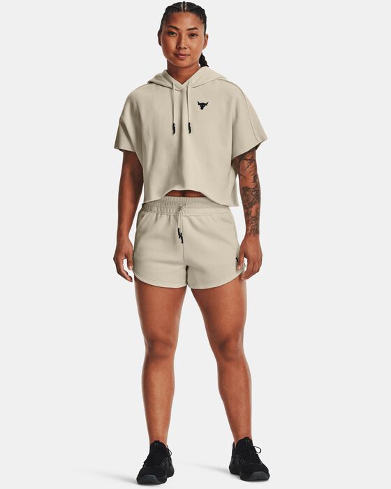 Women's Project Rock Fleece Shorts image number 2