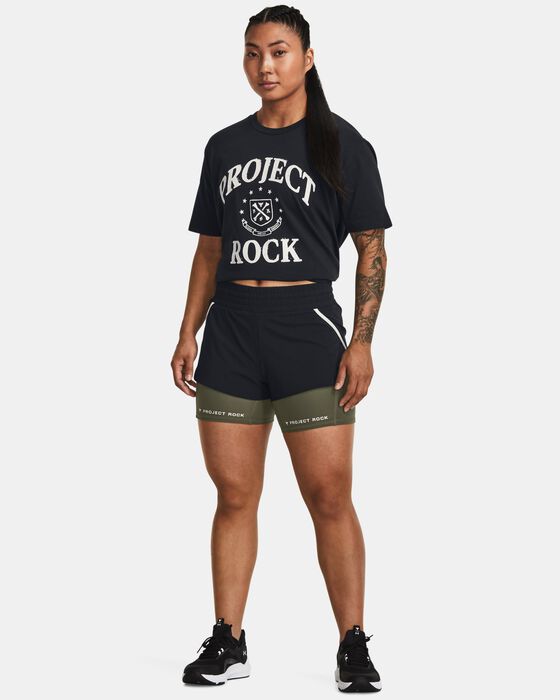 Women's Project Rock Flex Woven Leg Day Shorts Women's Project Rock Flex Woven Leg Day Shorts image number 2