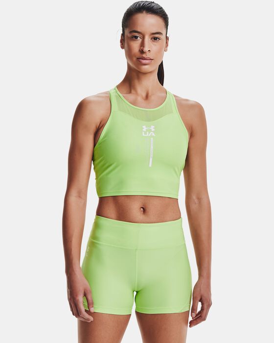 Women's UA Iso-Chill Crop Tank image number 0