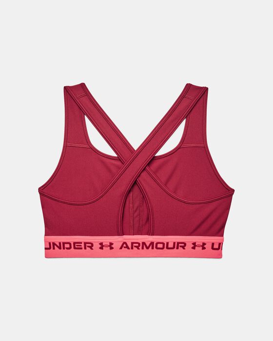 Women's Armour® Mid Crossback Sports Bra image number 9