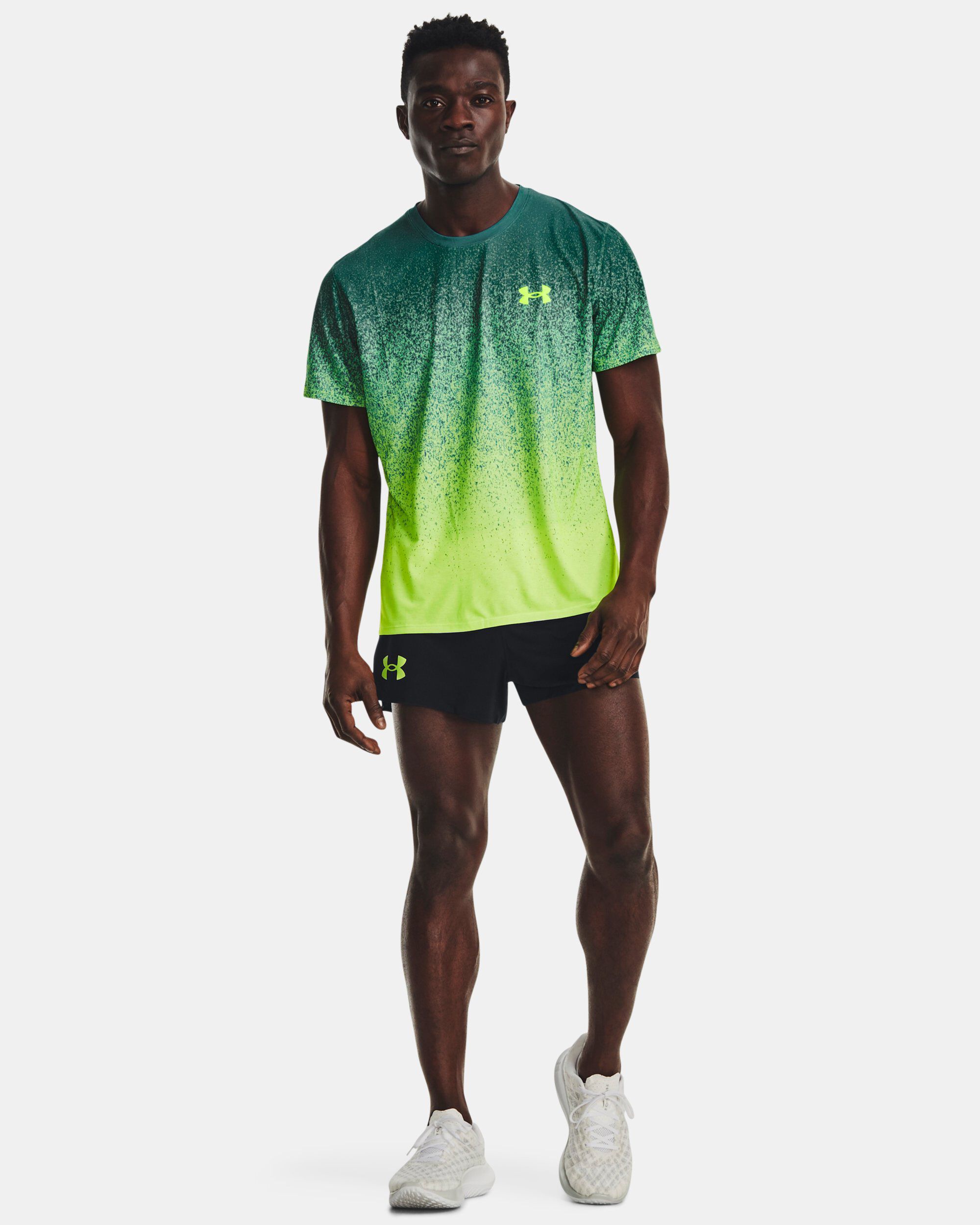 Under armour rush deals run short sleeve