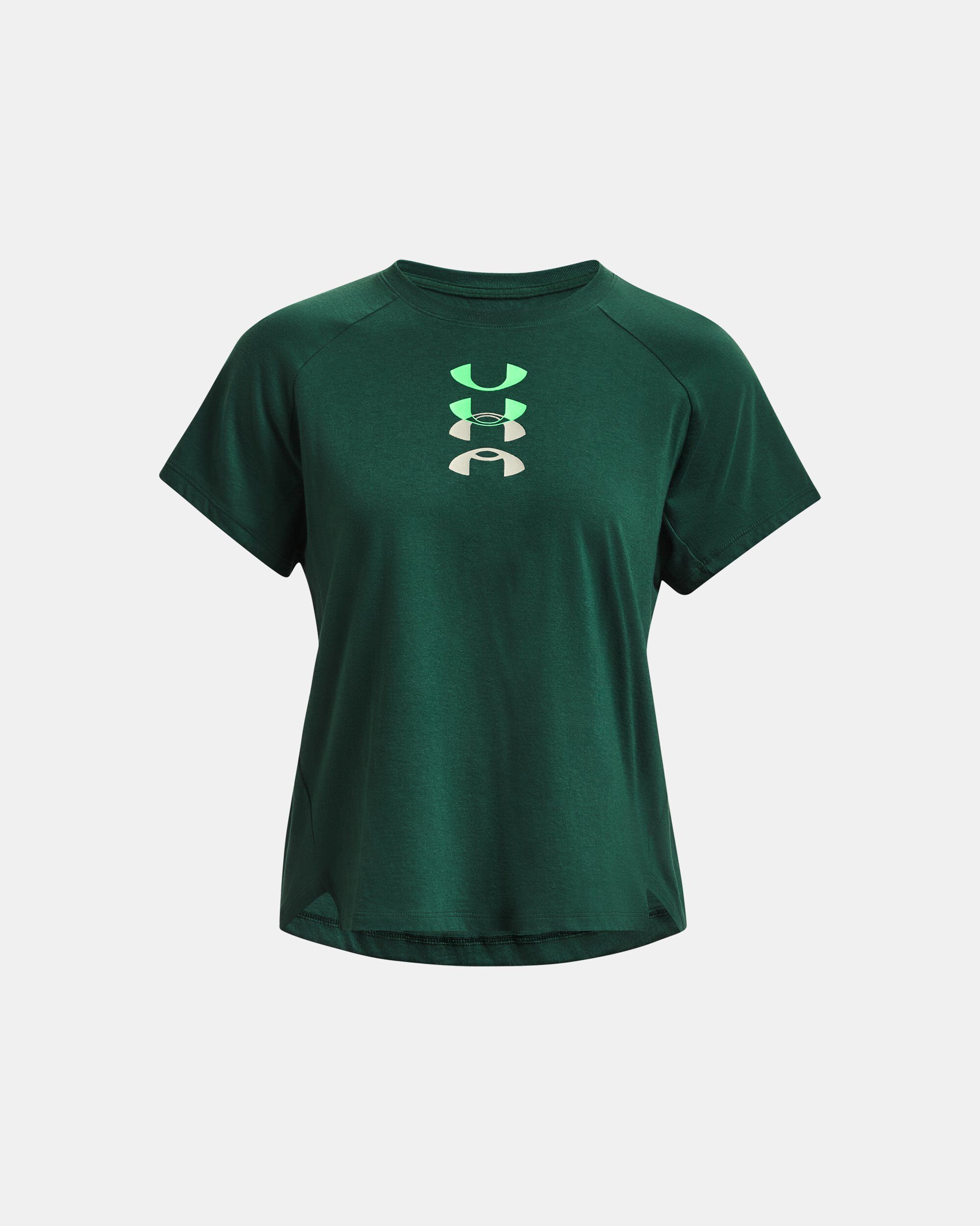 Under Armour Women s UA Anywhere Graphic T Shirt Green in KSA