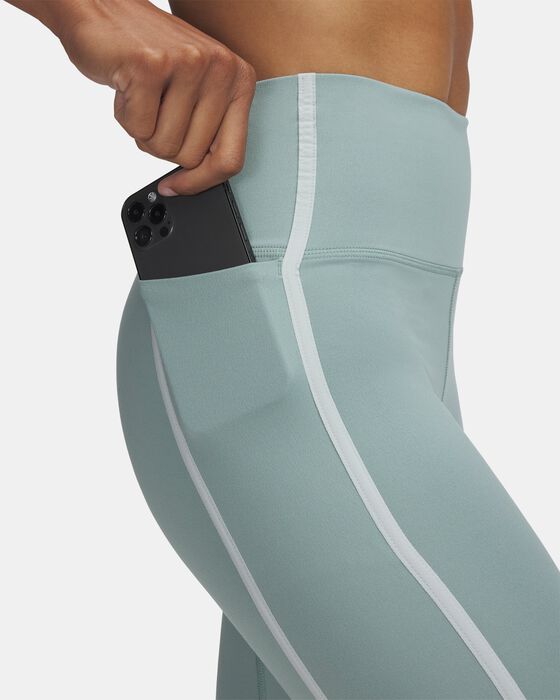 Women's UA Meridian Piped Ankle Leggings Women's UA Meridian Piped Ankle Leggings image number 3