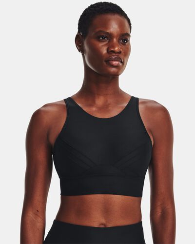 Women's UA Infinity Mid Pintuck Sports Bra