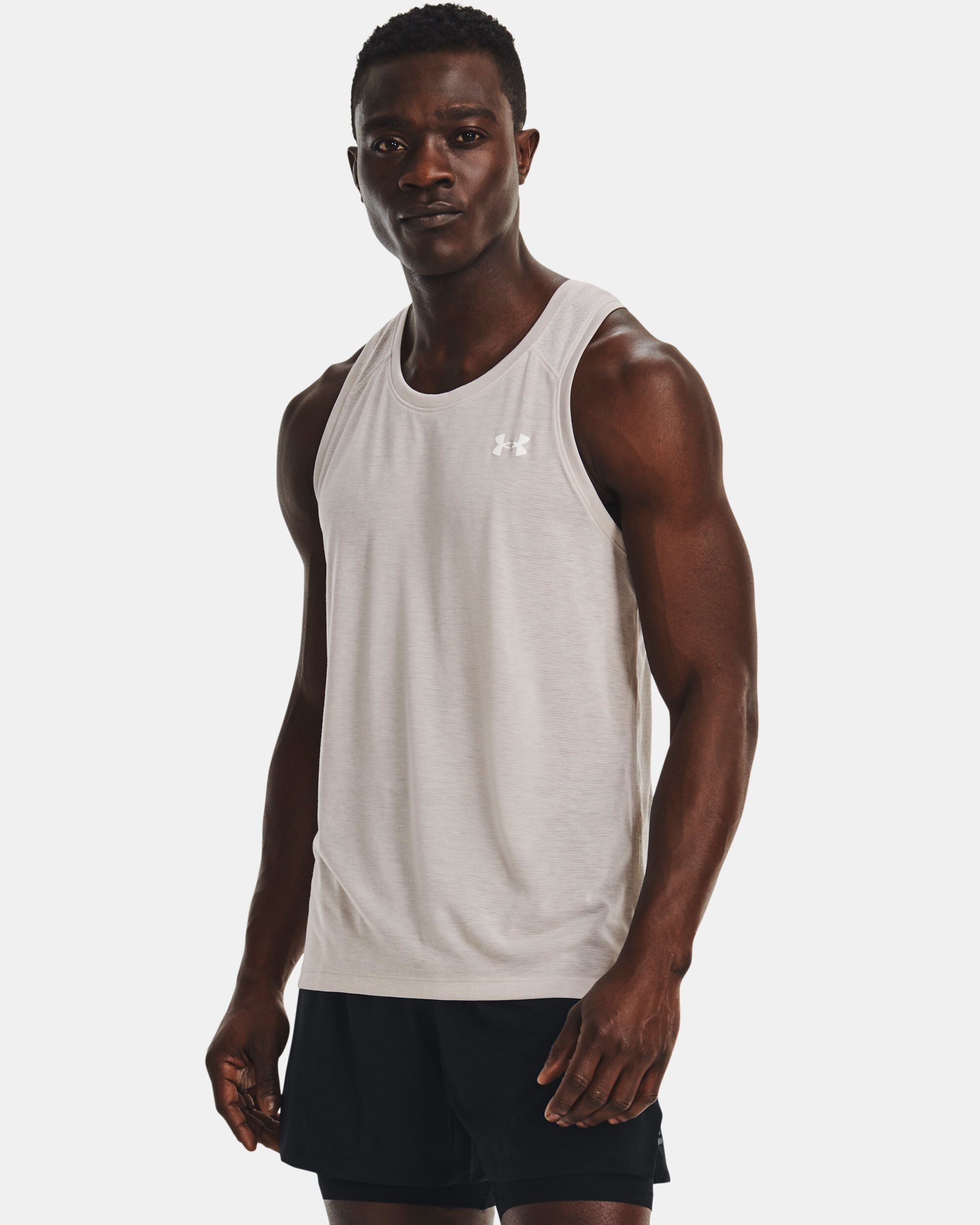 Under Armour Men s UA Streaker Run Singlet Grey in KSA