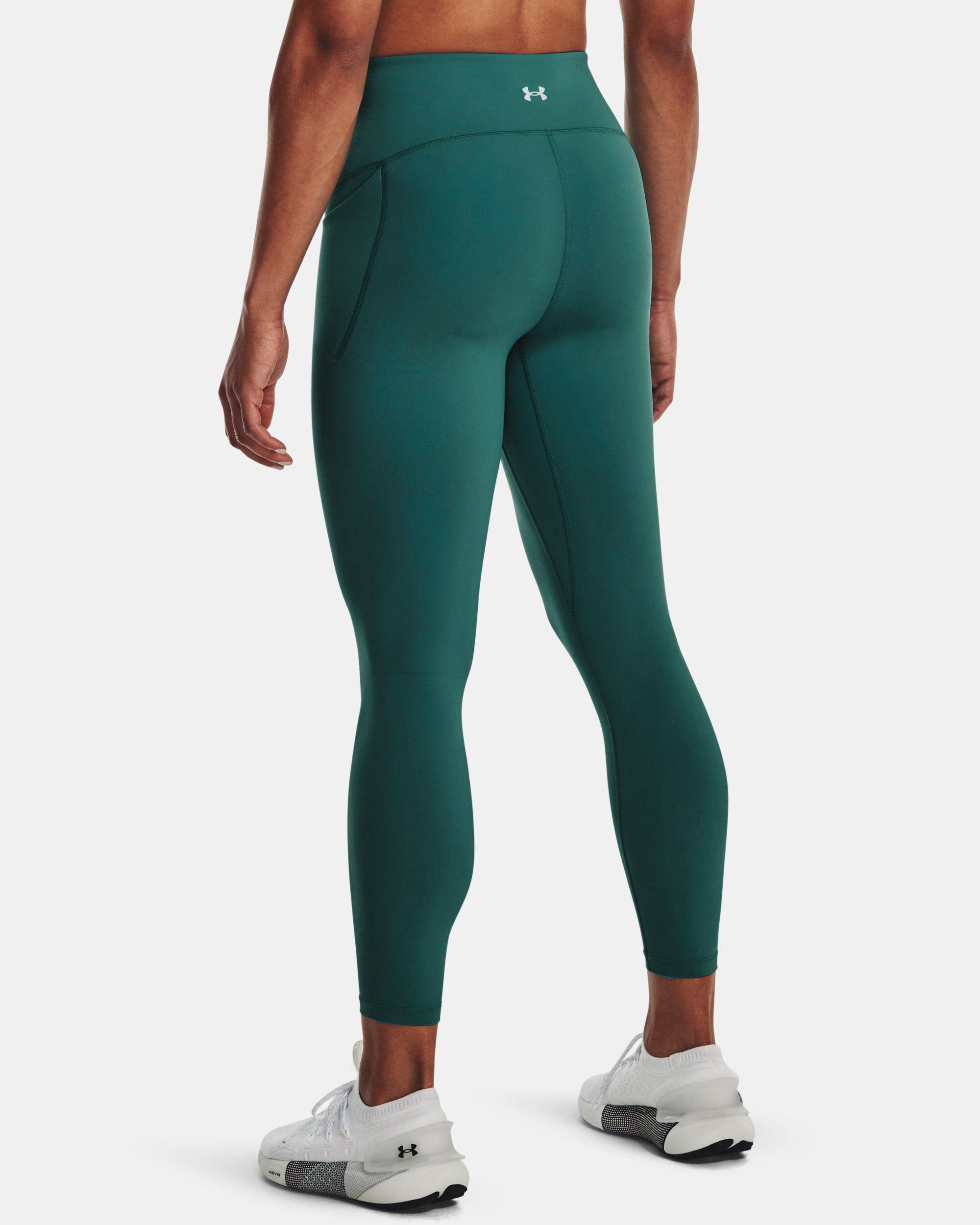 Under Armour Women s UA Meridian Pintuck Ankle Leggings Green in KSA