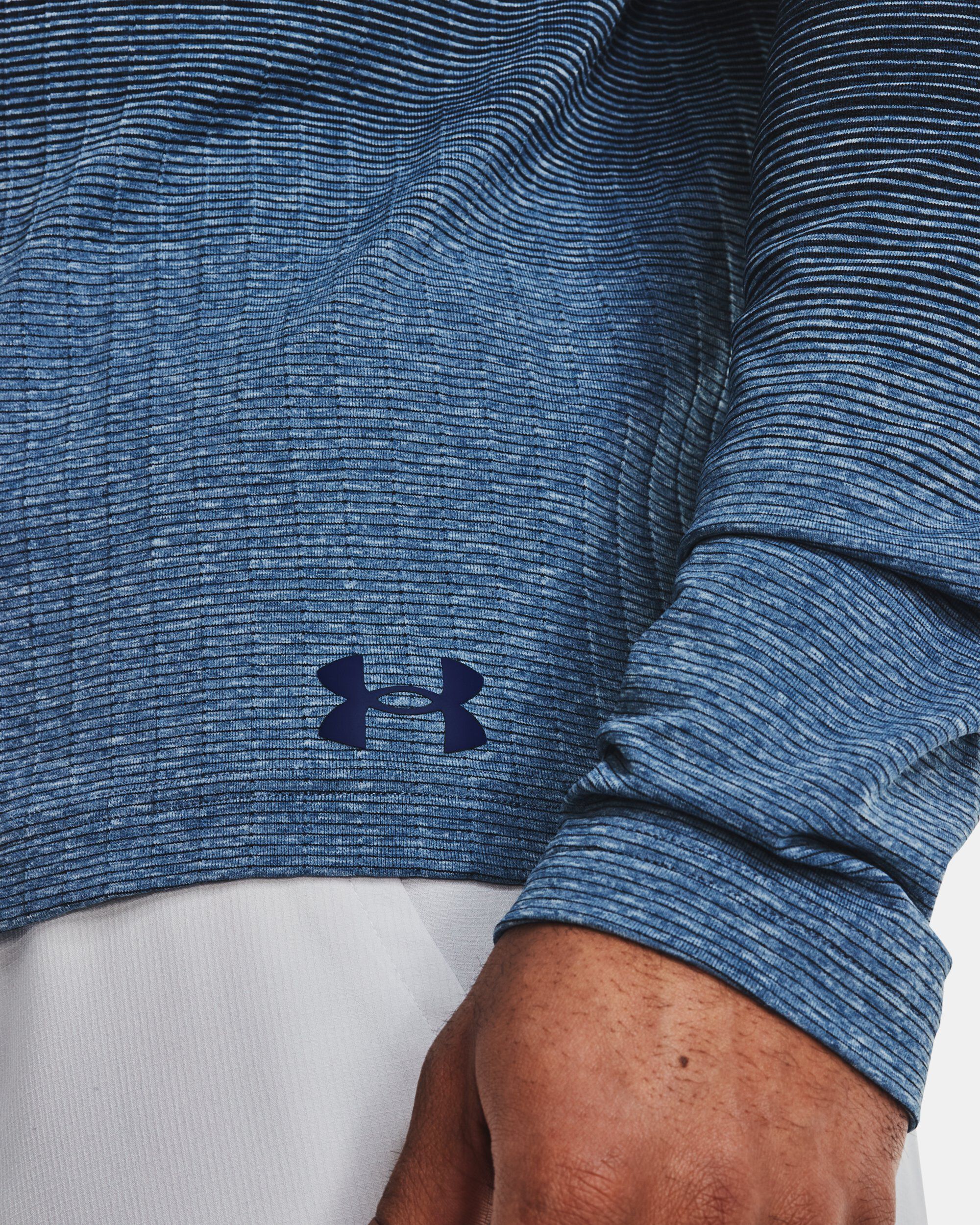 Under Armour Men s UA Seamless Lux Hoodie Blue in KSA