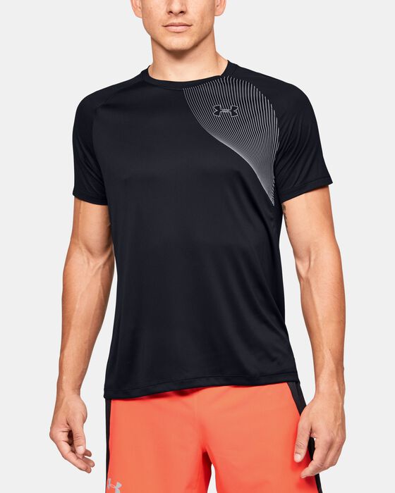 Men's UA Qualifier Iso-Chill Run Short Sleeve image number 1