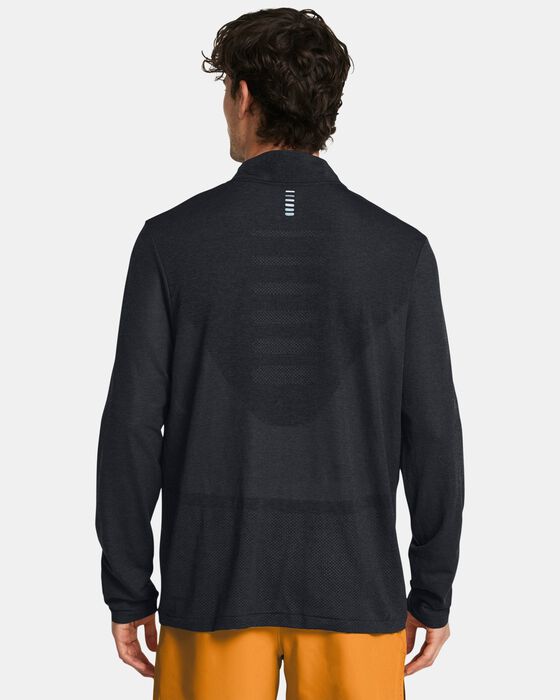 تيشيرت UA سيملس سترايد بربع سحاب للرجال image number 1