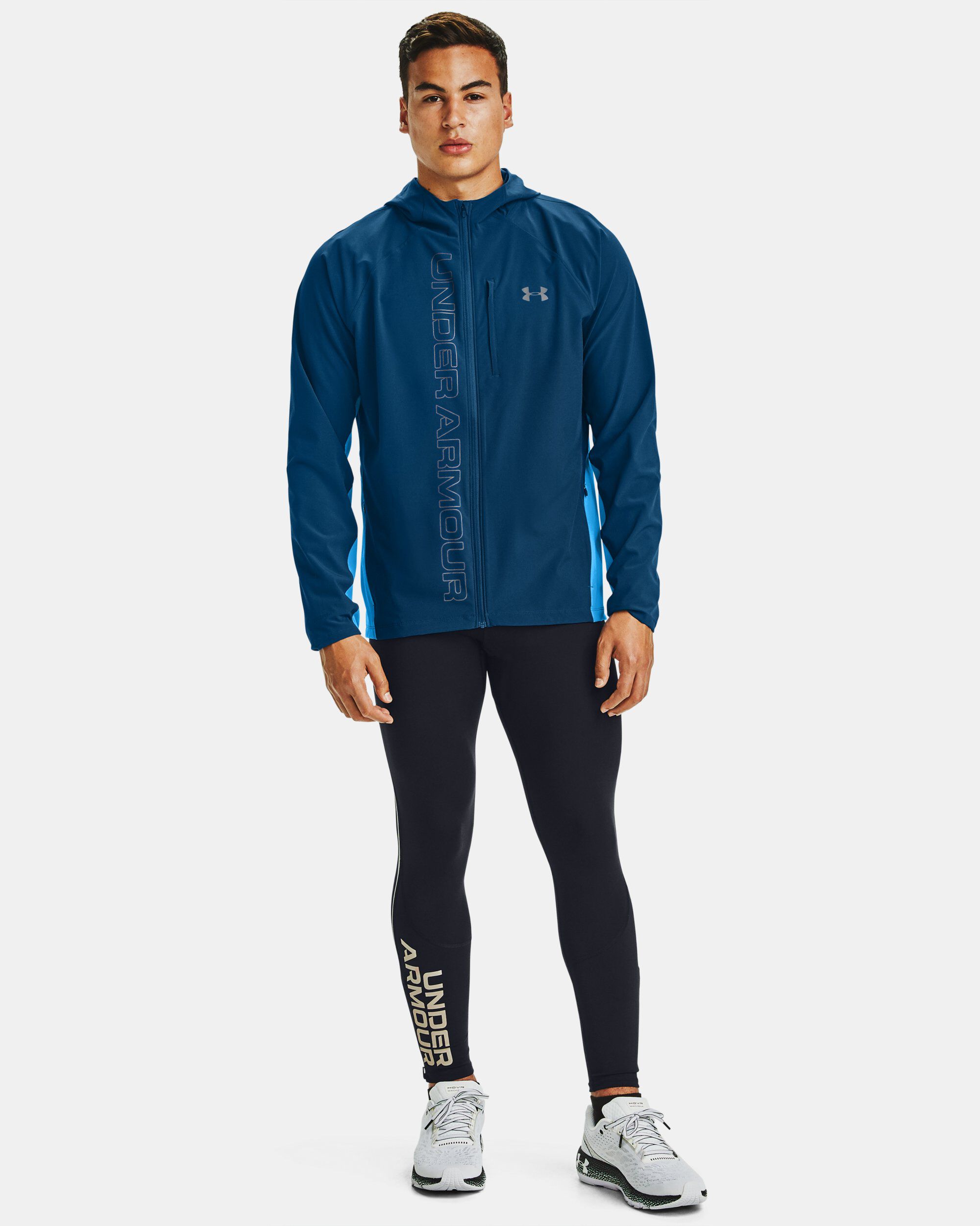 Under Armour Men s UA Qualifier Outrun The Storm Jacket Blue in KSA